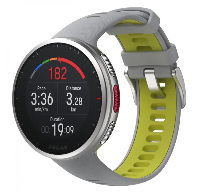 Смарт-годинник Polar Vantage V2 Greу lime M/L (90083651)