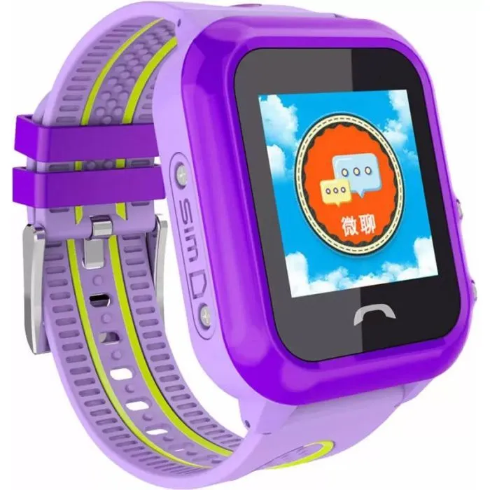 Смарт-годинник UWatch DF27 Kid waterproof smart watch Purple (F_54767) - Image 1