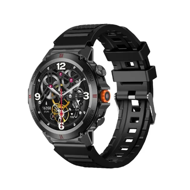 Смарт-годинник W&O IWO X22 IP68 Black (IWOX22SGR)