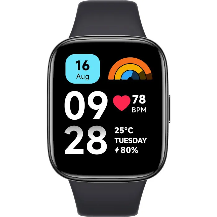 Смарт-годинник Xiaomi Redmi Watch 3 Active Black (BHR7266GL) - Image 1