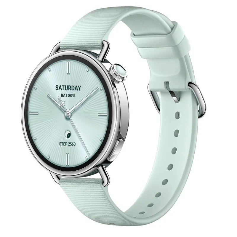 Смарт-годинник Xiaomi Watch S4 41mm Fluororubber Strap Mint Green (BHR080CGL)